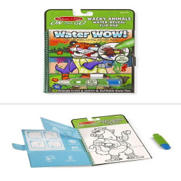 Melissa and Doug Water Wow! Wacky Animals Water Reveal Flip Pad